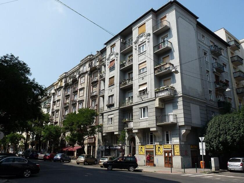Lakóházak a Pozsonyi út és a Balzac utca sarkán, Budapest XIII. kerület