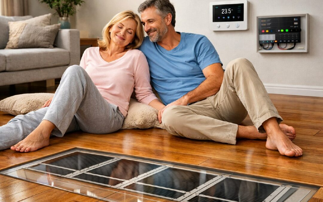 „Intelligens” fűtőfólia és infrafűtés burkolat alatt: mítoszok, elektroszmog és valódi hatékonyság